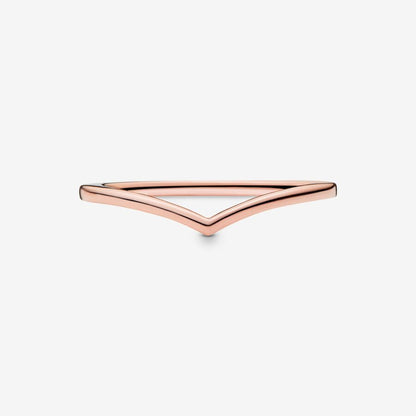 Polished Wishbone Ring