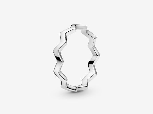Polished Zigzag Ring