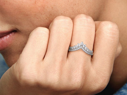 Princess Wishbone Ring