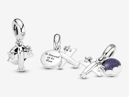 Propeller Plane Dangle Charm