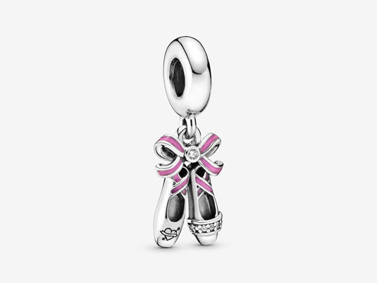 Punk Ballet Shoe Charm