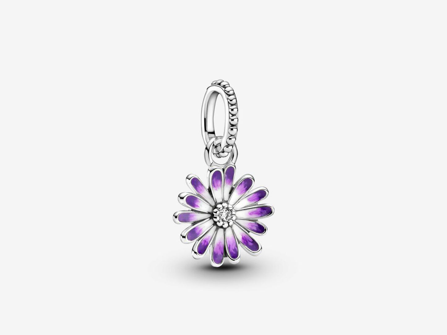 Purple Daisy Dangle Charm