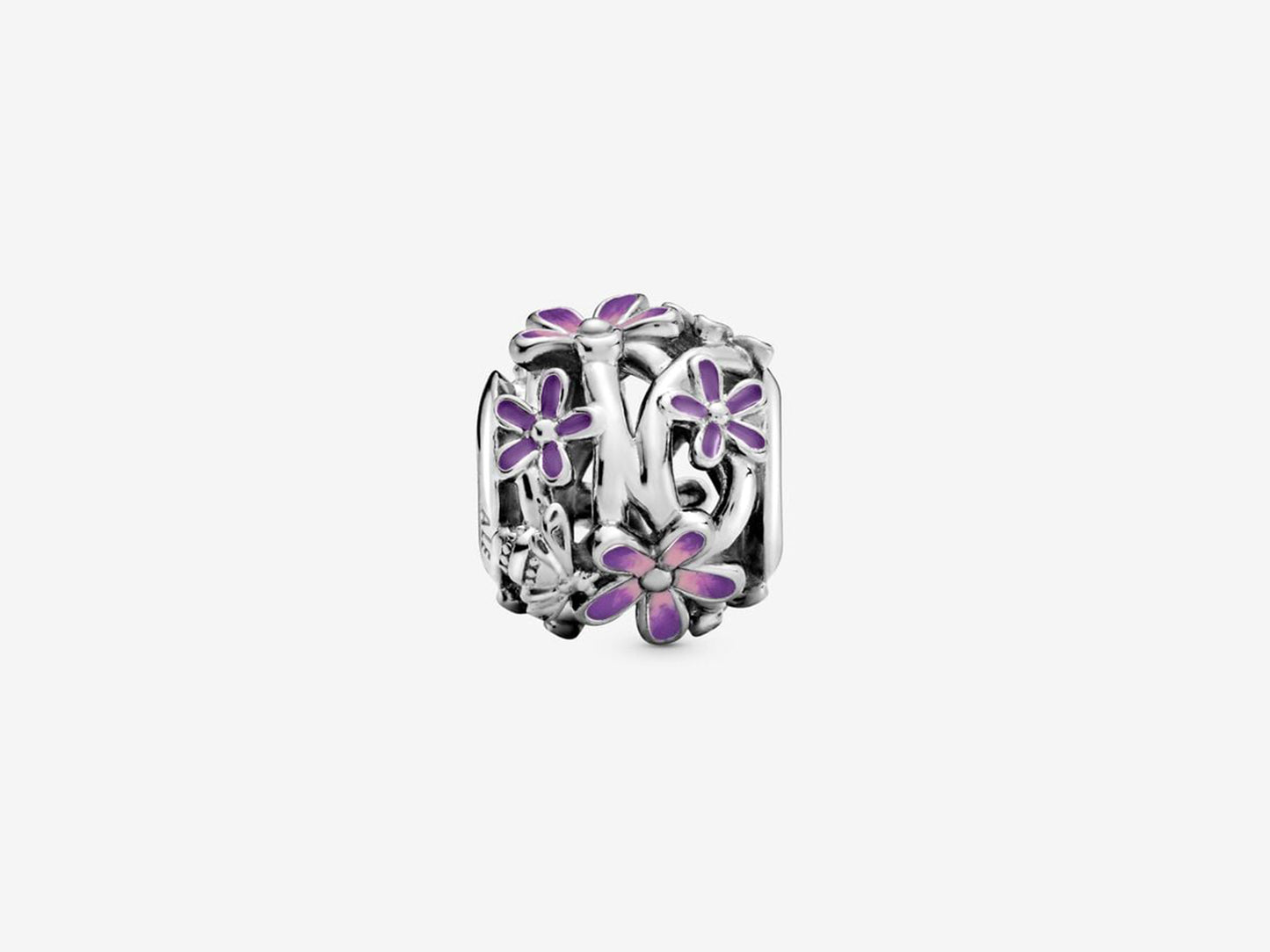 Openwork Purple Daisy Charm