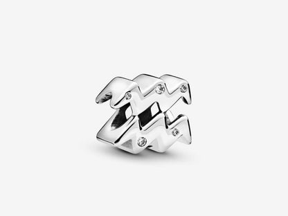 Sparkling Aquarius Zodiac Charm