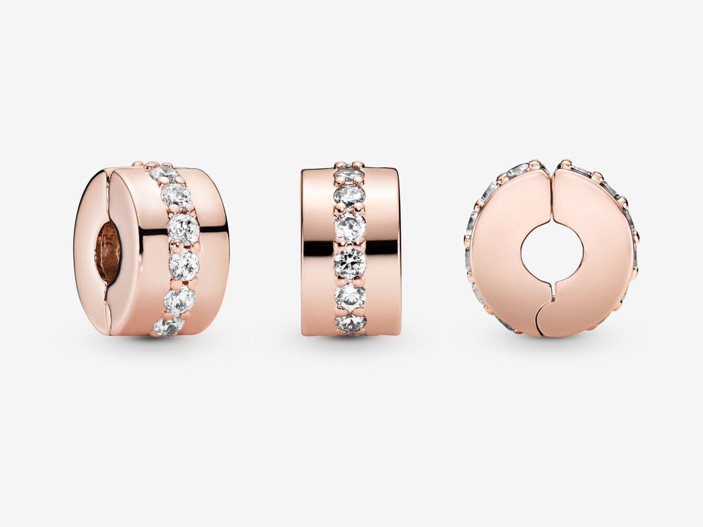 Sparkling Row Spacer Charm