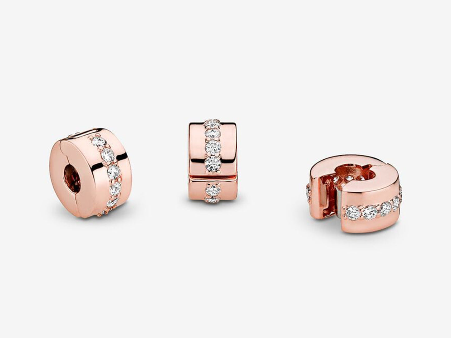 Sparkling Row Spacer Charm