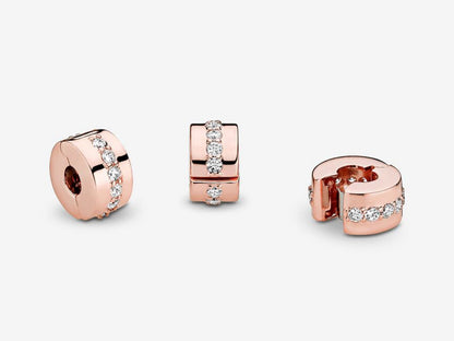 Sparkling Row Spacer Charm