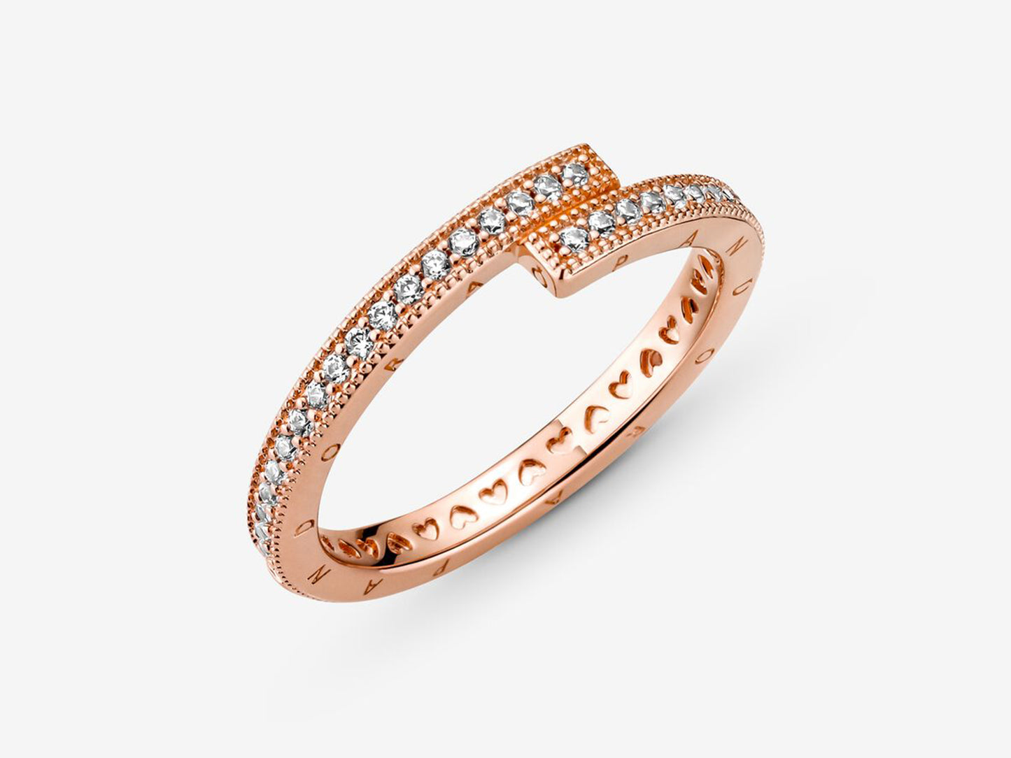 Sparkling Overlapping Ring