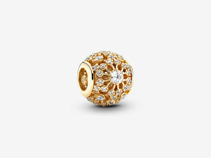 Radiant Gold Filigree Charm