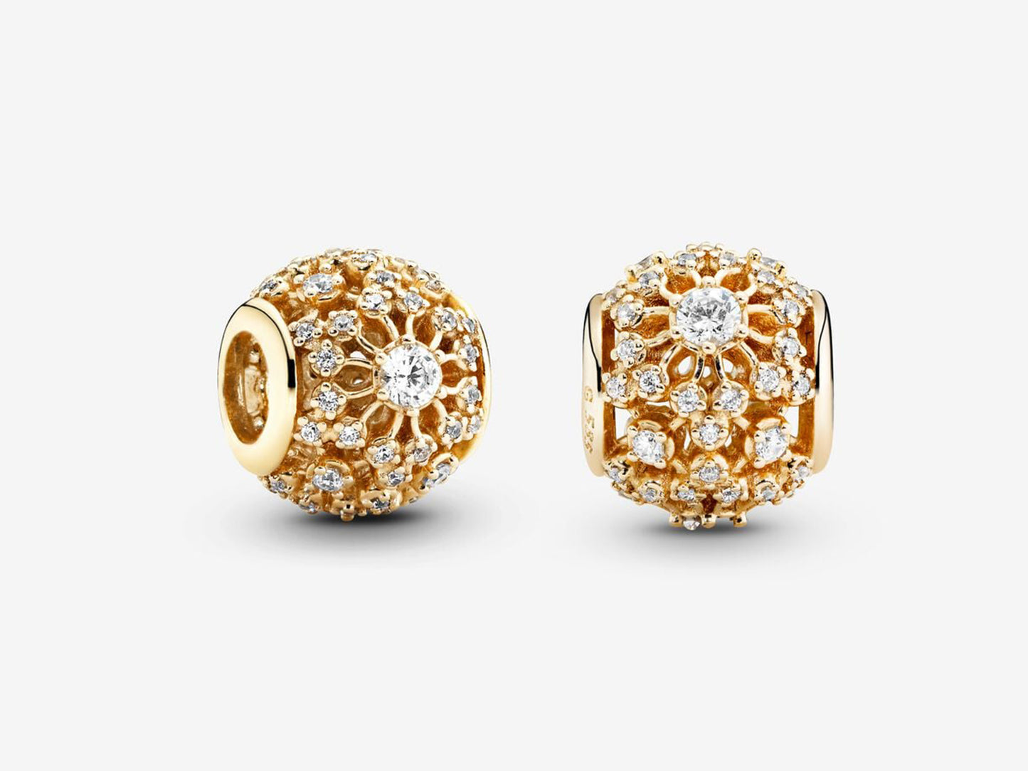 Radiant Gold Filigree Charm