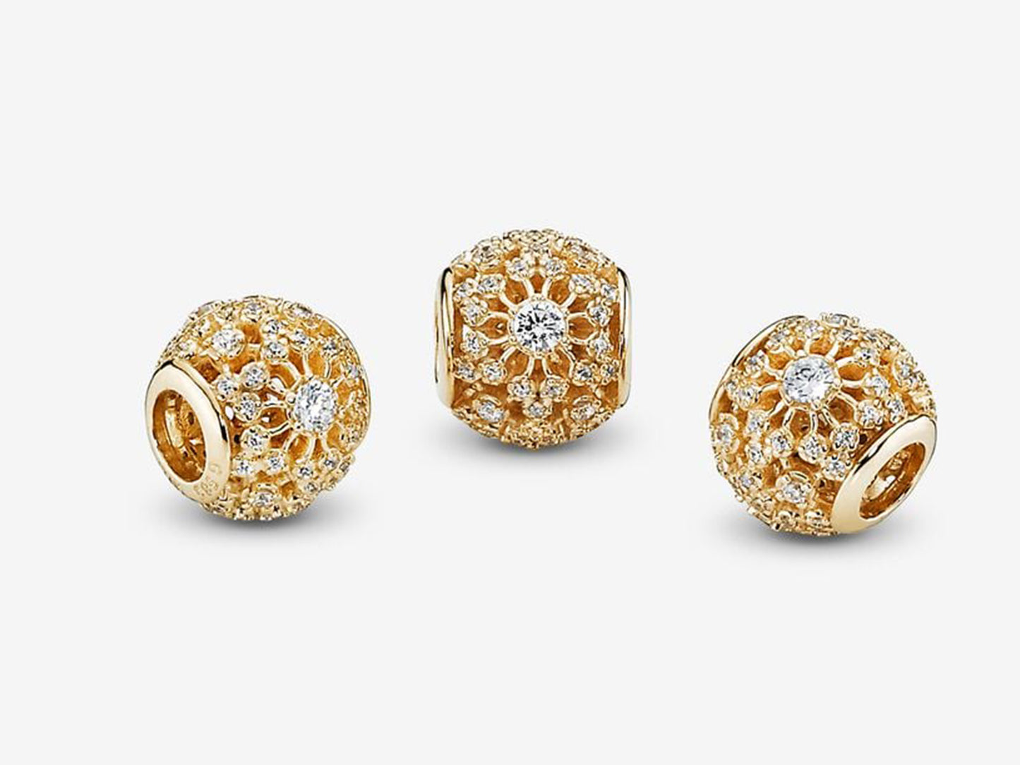 Radiant Gold Filigree Charm
