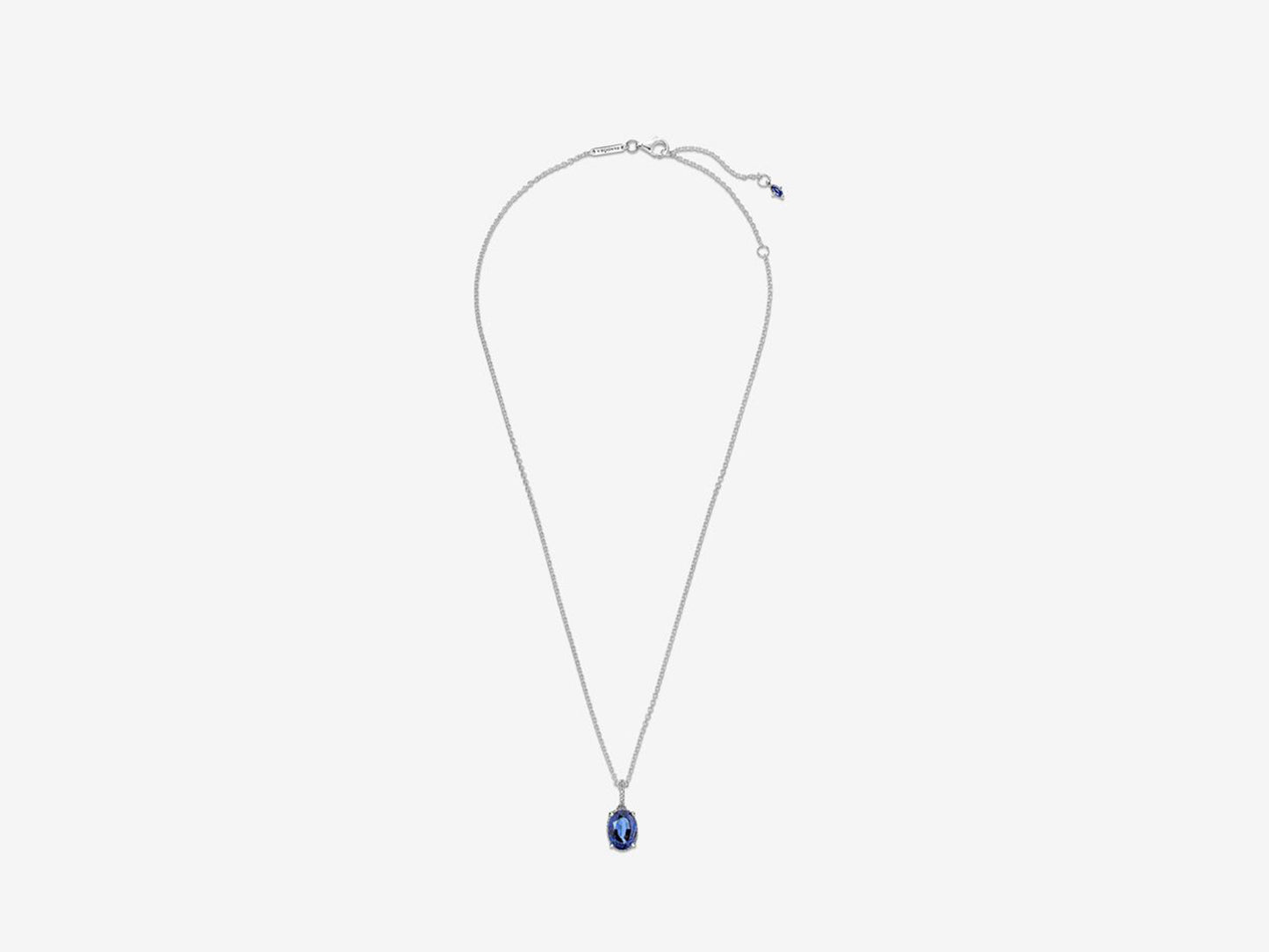Sparkling Statement Halo Pendant Necklace