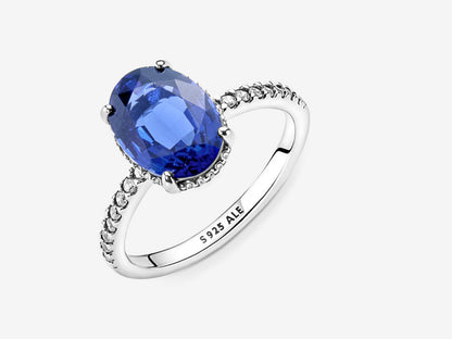 Sparkling Statement Halo Ring