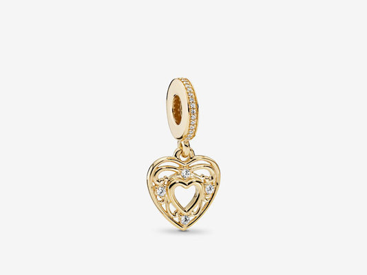 Radiant Heart Elegance Charm