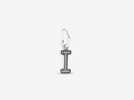 Radiant  Letter I Charm