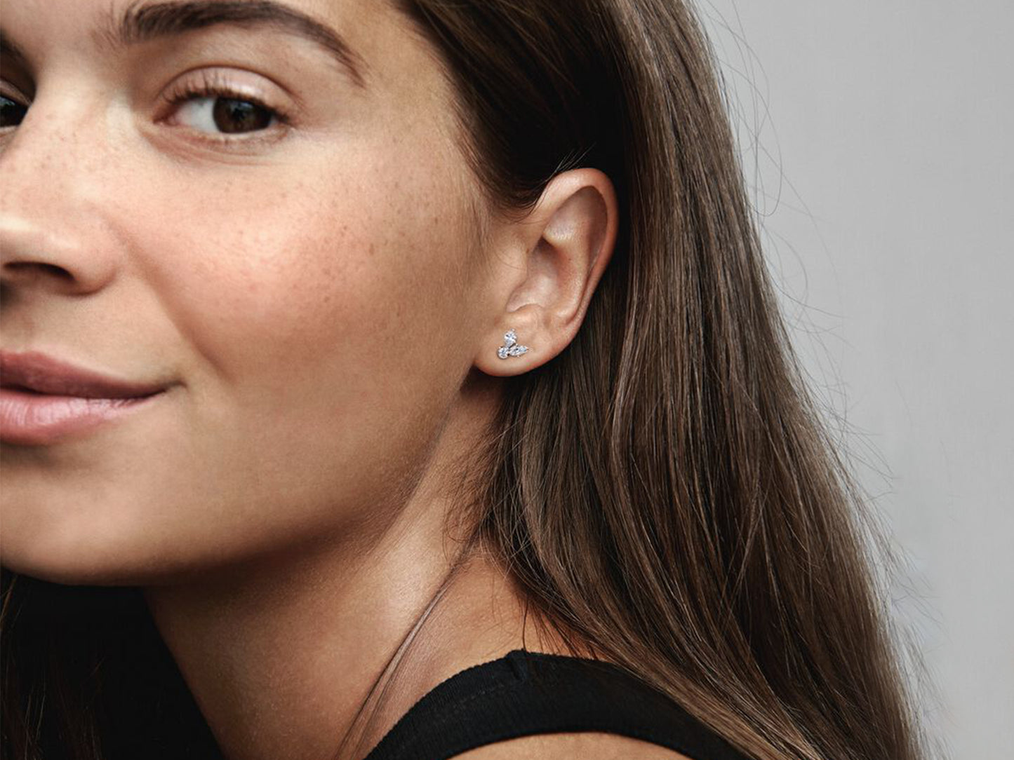 Sparkling Herbarium Cluster Stud Earrings