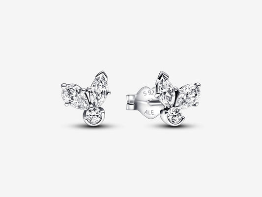 Sparkling Herbarium Cluster Stud Earrings