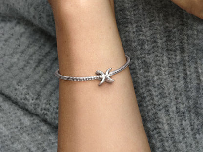 Sparkling Pisces Zodiac Charm