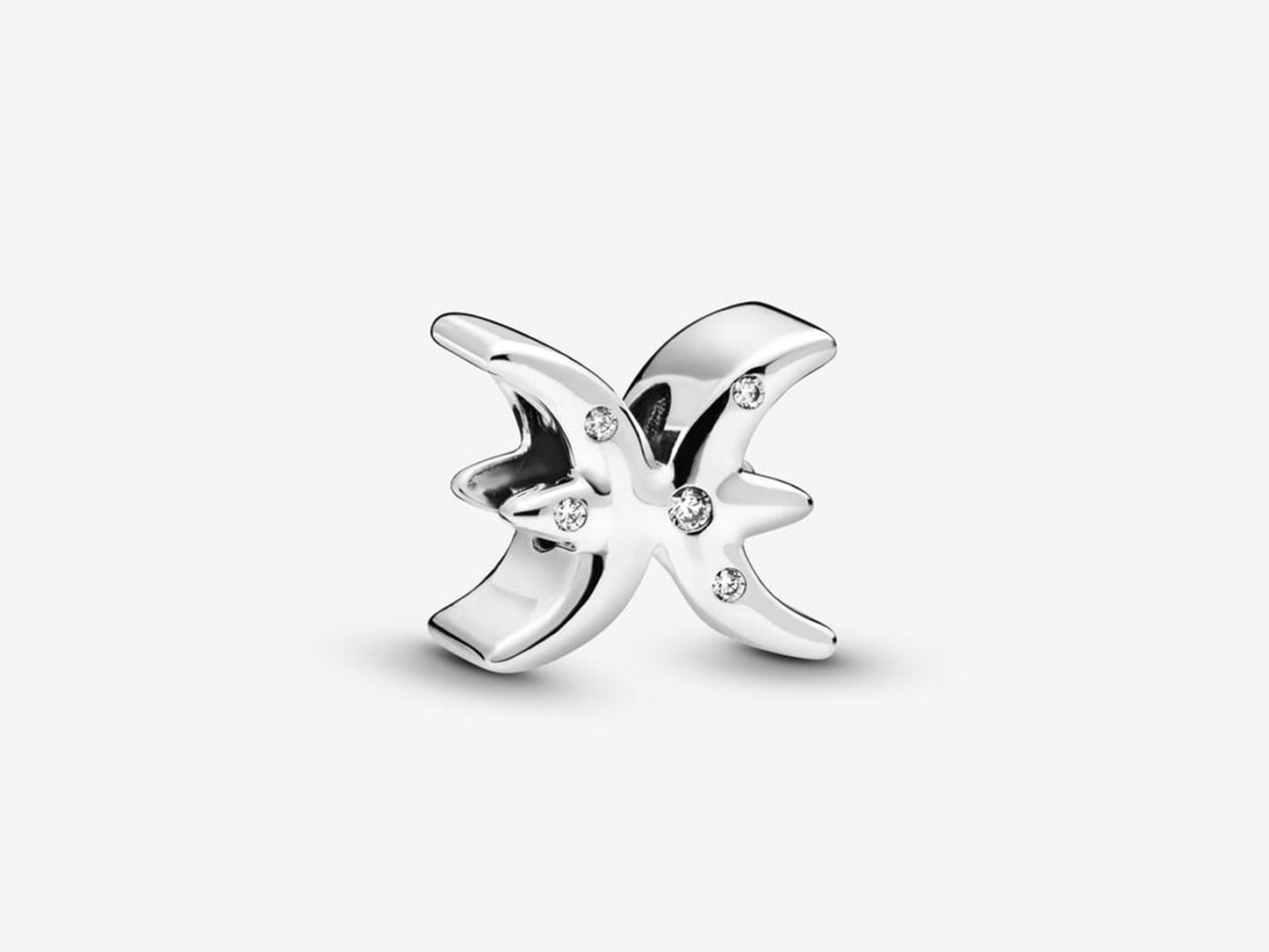 Sparkling Pisces Zodiac Charm