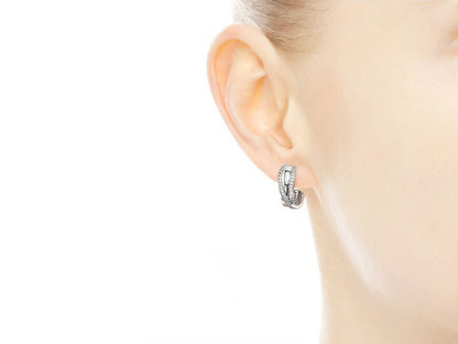 Radiant Polish Curve Stud Earrings