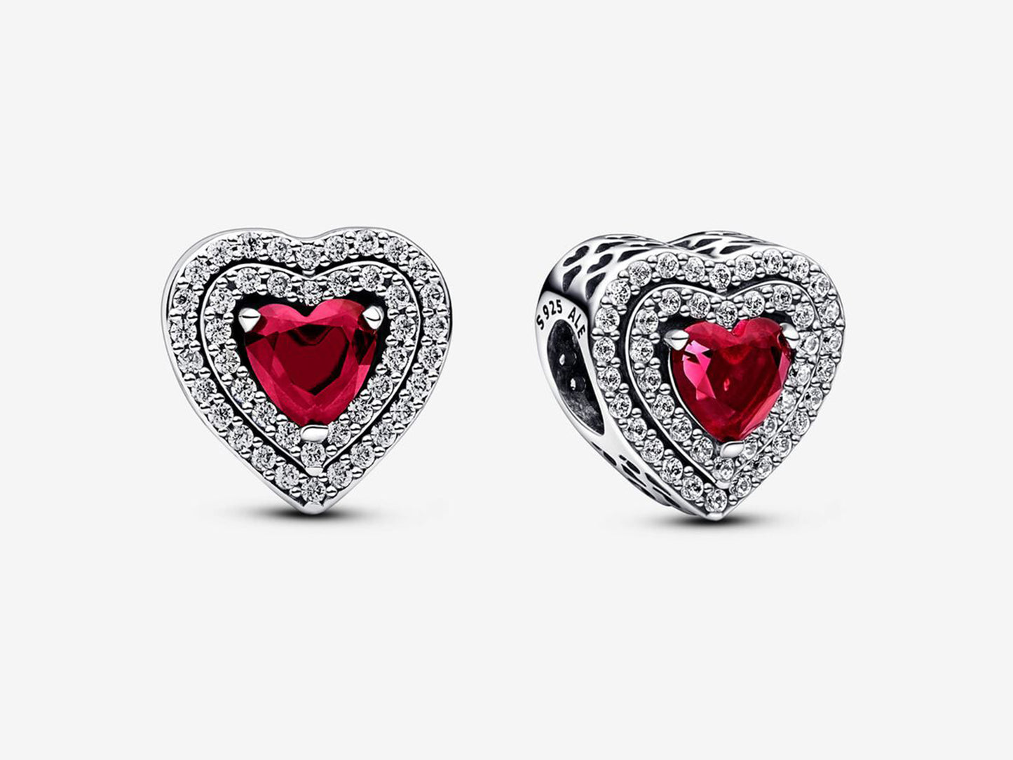 Sparkling Levelled Heart Charm