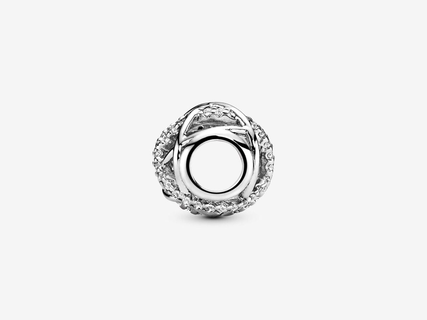 Radiant Silver Starburst Charm