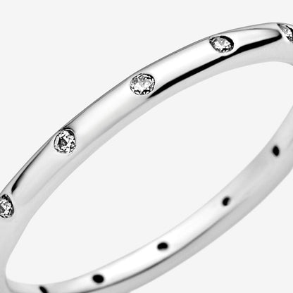 Simple Sparkling Band Ring