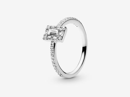 Radiant Square Aura Ring