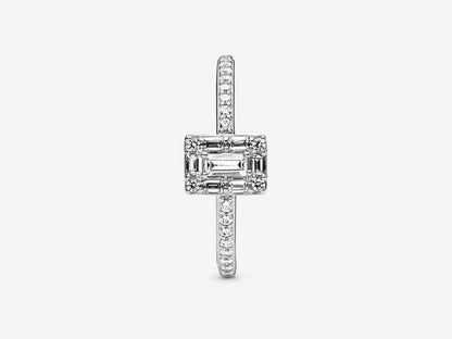 Radiant Square Aura Ring