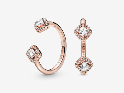 Radiant Square Elegance Ring