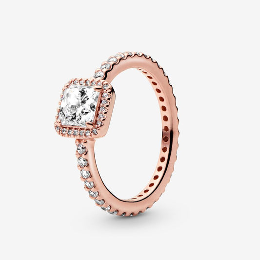Radiant Square Gem Ring