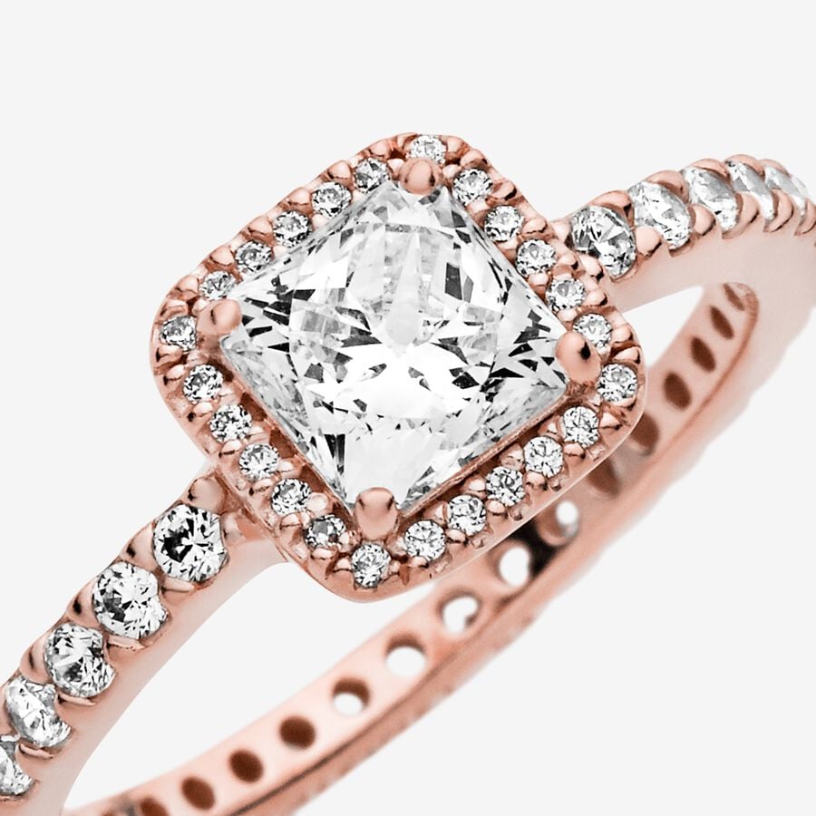 Radiant Square Gem Ring