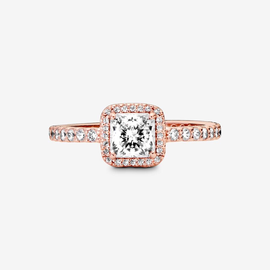 Radiant Square Gem Ring