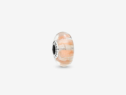 Radiant Striped Glass Charm