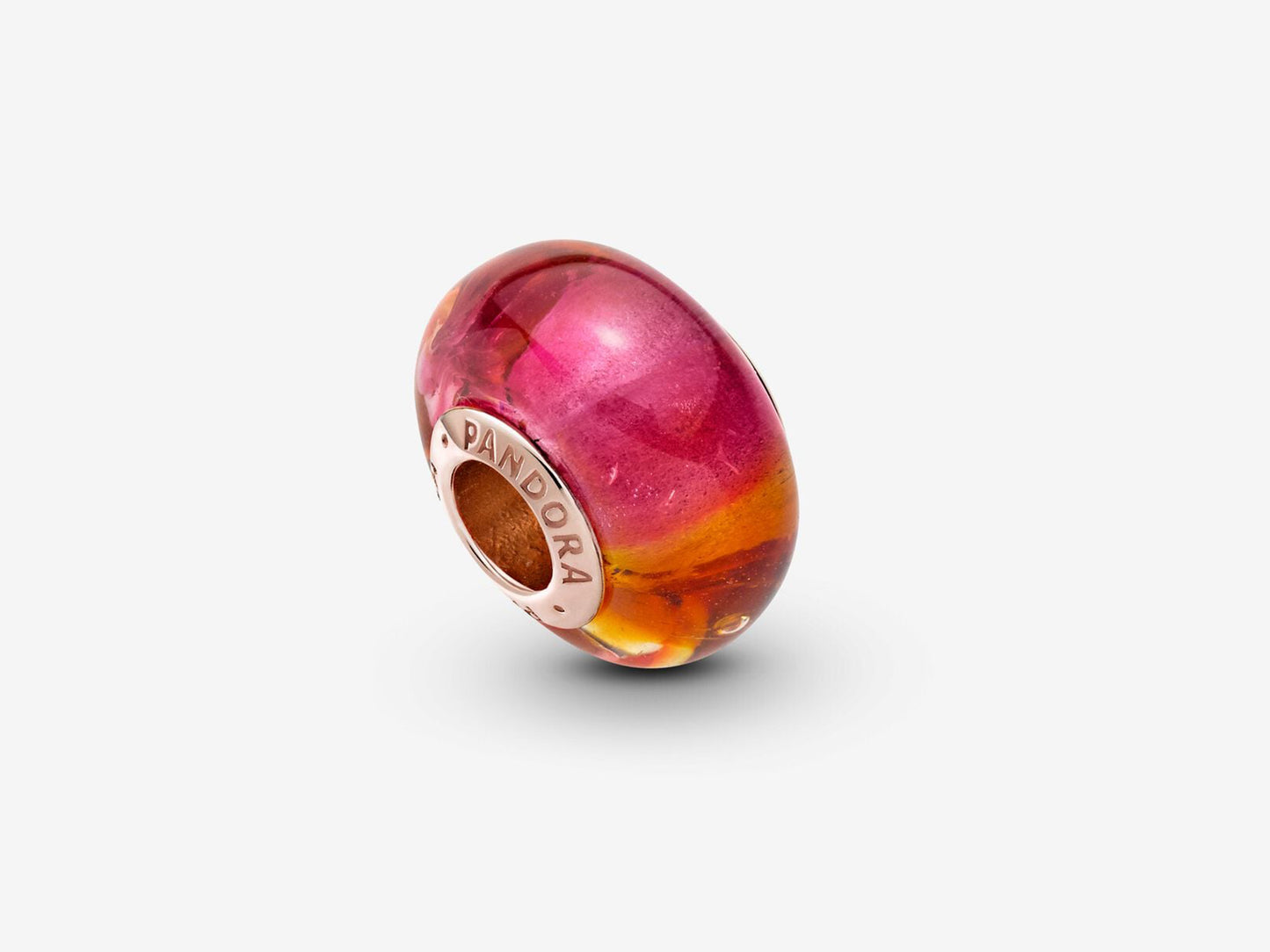 Radiant Sunset Murano Glass Charm