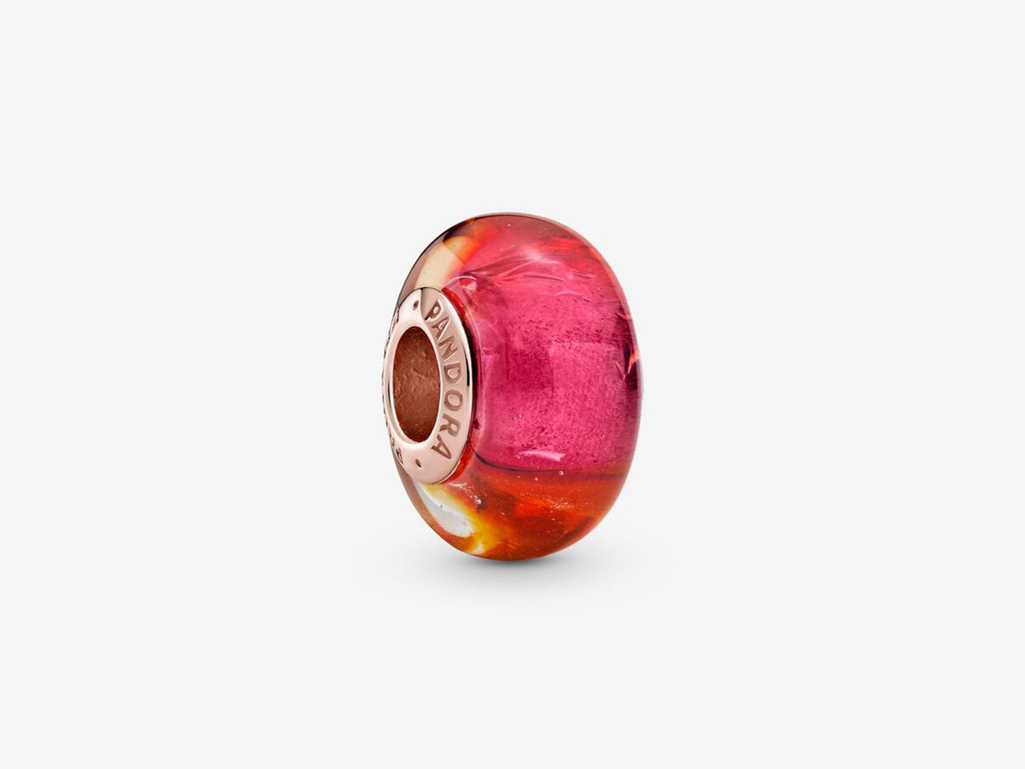 Radiant Sunset Murano Glass Charm