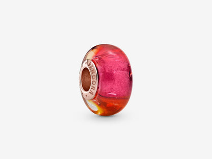 Radiant Sunset Murano Glass Charm
