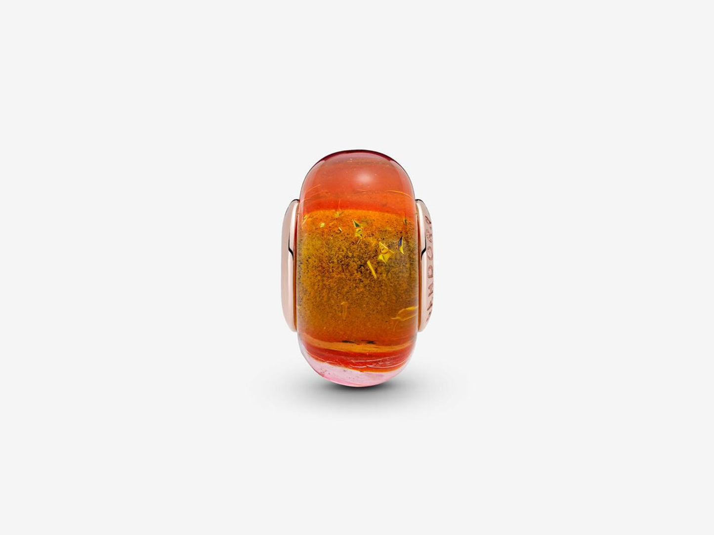 Radiant Sunset Murano Glass Charm