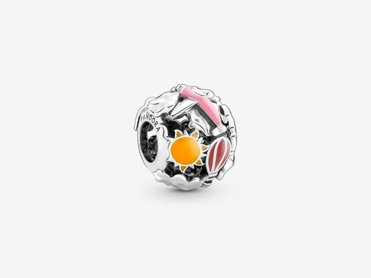 Fly Away Rainbow Sky & Travel Charm