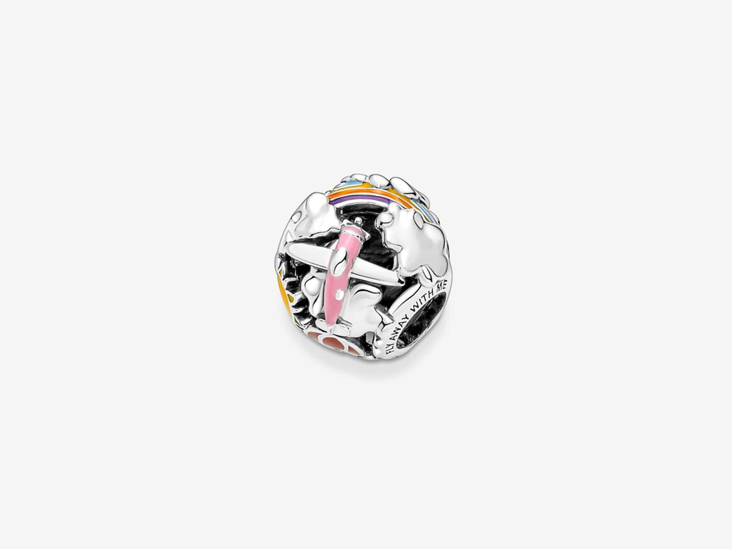 Fly Away Rainbow Sky & Travel Charm