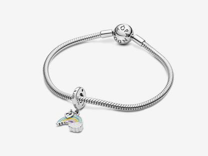 Rainbow and Cloud Dangle Charm
