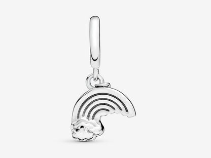 Rainbow and Cloud Dangle Charm
