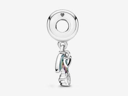 Rainbow and Cloud Dangle Charm