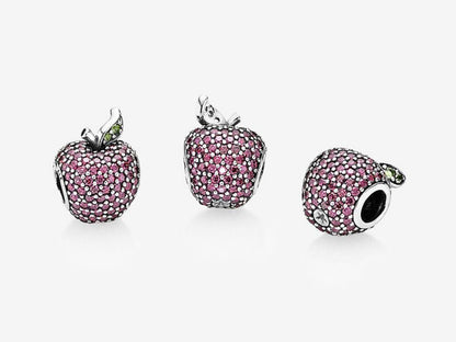 Red Apple Pavé Charm