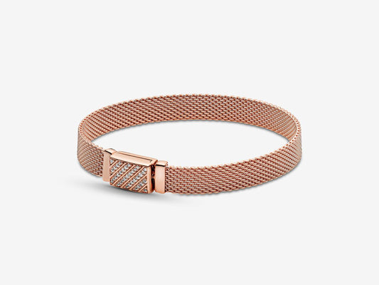 Reflexions Long Clasp Pavé Bracelet