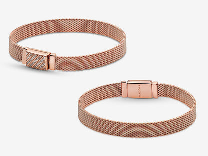 Reflexions Long Clasp Pavé Bracelet