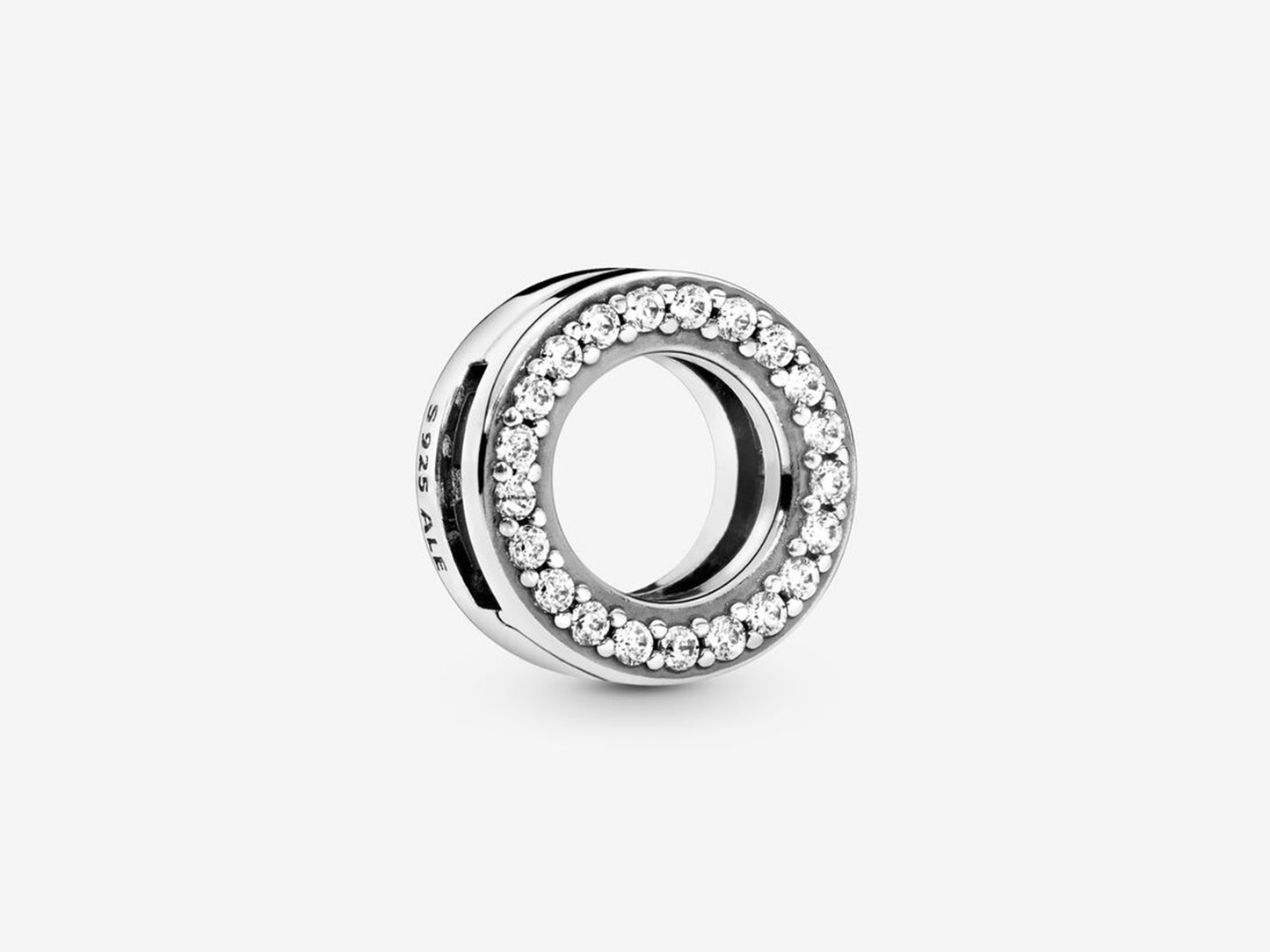 Reflexions Pave Clip Charm
