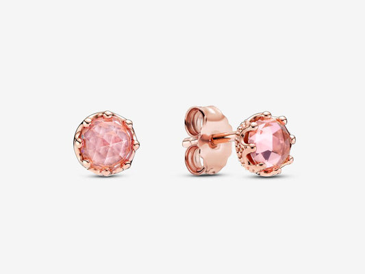 Rose Crown Stud Earrings