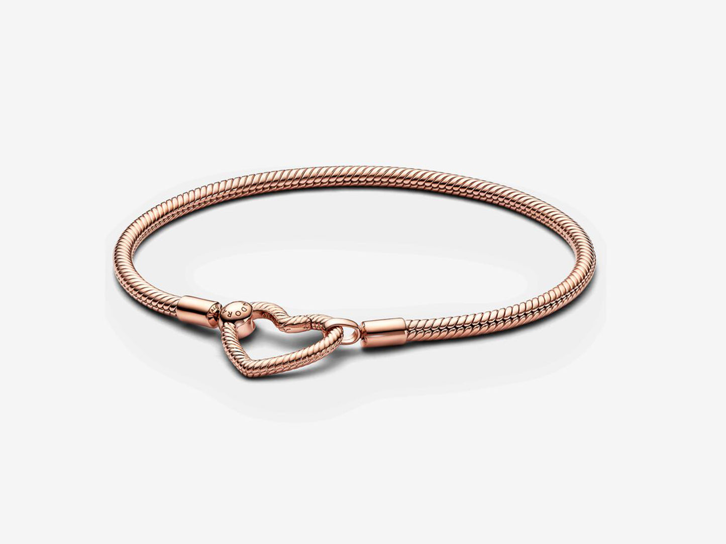 Heart Closure Snake Chain Bracelet