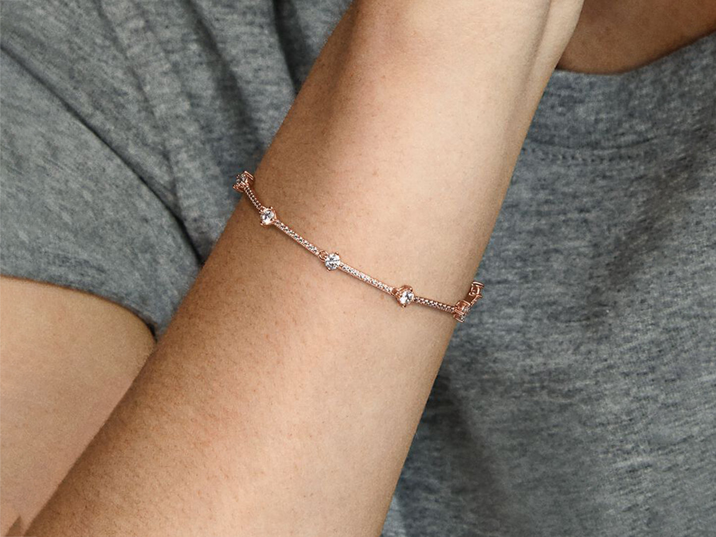 Sparkling Pavé Bars Bracelet